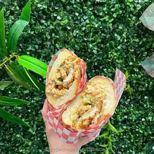 Custom Greaseproof Sandwich <b>Paper</b> Oil Proof Burger Wrapping <b>Paper</b> Greaseproof Sandwich <b>Paper</b> - Product Image 2