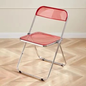 Wholesale Cheap Folding Outdoor <b>Chair</b> Acrylic Plastic <b>Dining</b> <b>Chairs</b> With Metal Frame - Product Image 3