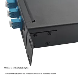 19Inch Rack Vaste Fiber Optic Splice Box 12-Port 24-Core Lc Full Set Fiber Optic Kabel Patch Panel Sc Connector 4G Compatibel - Product Image 3