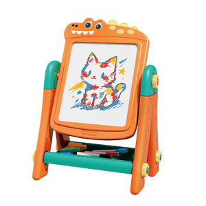 Venta caliente tablero de dibujo de doble cara de juguete para niños educativo dibujos animados ciervos bloque de construcción divertido Popular Graffiti dibujo juguete - Product Image 2