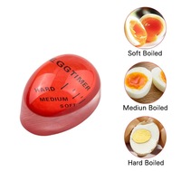 Promotion vente en gros outils de cuisine mécanique sensible à la chaleur cuisson changement de couleur oeuf bouilli minuterie