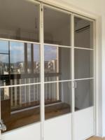 Ventanas Plegables Francesas Modernas de Aleación de Aluminio y Vidrio para Apartamentos, Salas de Estar, Hoteles, Restaurantes y Cocinas