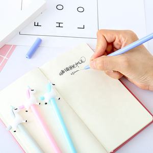 Promosyon hediye unicorn jel kalem 0.5mm mürekkep plastik kawaii jel kalem çocuklar için - Product Image 5
