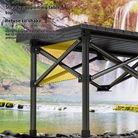 Chaise pliable de table de camping en plein air portable au design moderne Petite table simple pour pique-nique et barbecue