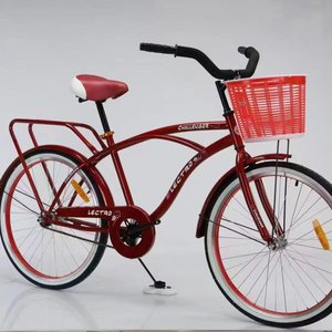 Bicicleta Urbana de Acero Personalizada de 26 Pulgadas para <span class=keywords><strong>Hombre</strong></span> y Mujer, Bicicleta de Playa de Una Velocidad, Barata de Fábrica - Product Image 1
