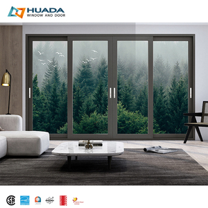 Slimline cách âm thang máy và cửa trượt ba kính nhôm cửa trượt và cửa sổ nâng cửa trượt cho ngôi nhà - Product Image 6