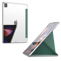 Étui de protection souple multi-plis pour tablette iPad Pro 11 et 12,9 pouces en polyester avec support anti-chute