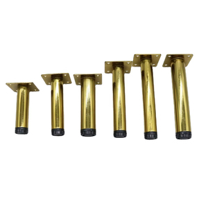 Fabbrica piedi nero moderno proiettore metà mobili Hardware prezzo a buon mercato sala da pranzo oro ferro regolabile gamba del tavolo - Product Image 4