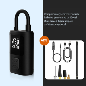 <span class=keywords><strong>Mini</strong></span> Compresor de Aire Eléctrico Portátil, <span class=keywords><strong>Inflador</strong></span> de Neumáticos con Manómetro y Luz LED para Auto, Motocicleta, Bicicleta y Balones - Product Image 5