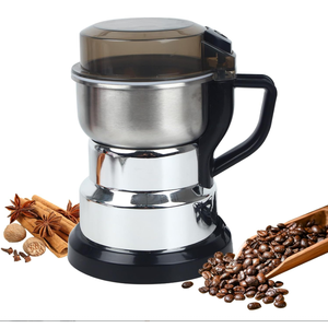 Moulin à café électrique portable en acier inoxydable, capacité de 600 g, facile à nettoyer, pour un usage domestique et commercial - Product Image 1