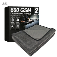 Serviettes de séchage de voiture grand format imperméables à une face, qualité export, faible MOQ, certifiées SGS, par le fabricant Merch