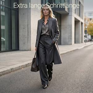 Pantaloni Palazzo a Gamba Larga Extra Lunga per Donne Alte, Lunghezza Interna 36-38, Personalizzabili, Vendita all'Ingrosso - Product Image 1