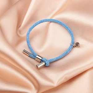 Vòng Tay Thời Trang Châu Âu Có Dây Bện Trang Sức Yoga Hạt Chiếu Vòng Tay Có Thể Điều Chỉnh Cho Nam - Product Image 2