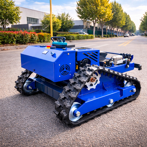 Free Shipping Cheap 600mm 21IN Tracked <b>Gasoline</b> Start RC Robot Lawnmowers Slope Remote Control Lawn Mower Kylin Robotic Smart La - Product Image 2