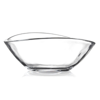 1077BLa Atlantic große Schale, dekorative Kokosnussschale, Obstschale, Salatschale, ovale Fabrikschale