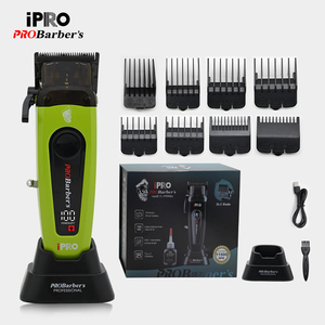 New probarbers từ bìa điện tóc Clipper LED hiển thị với cơ sở USB cắt tóc chuyên nghiệp máy cắt - Product Image 5
