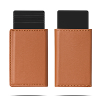 Portefeuille en métal Casekey avec libération rapide, portefeuille intelligent RFID, étui pour cartes, étui fin en aluminium, étui pour cartes à éjection automatique pour hommes