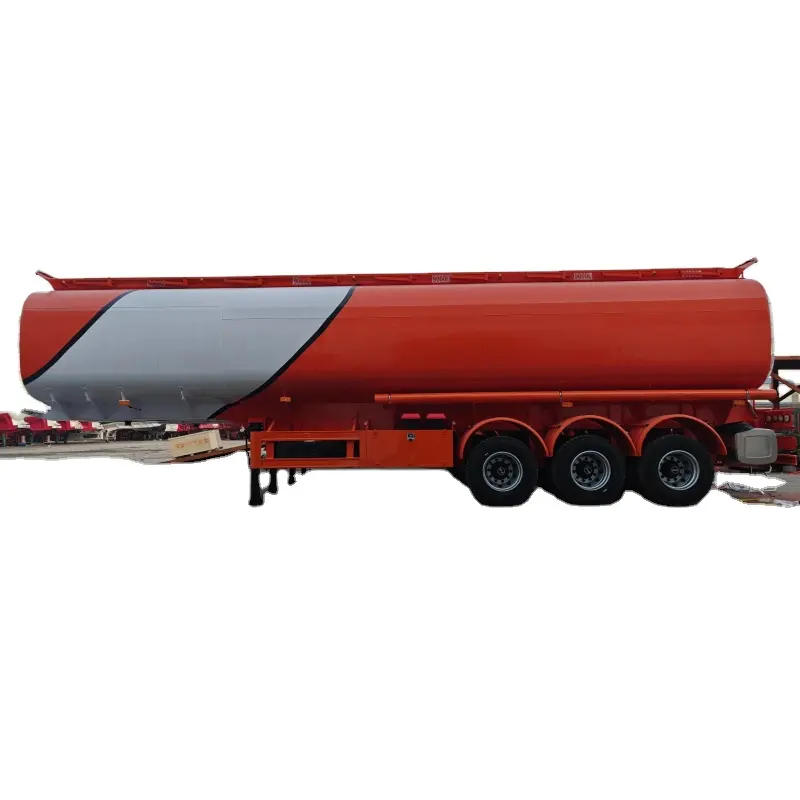 Goede Prijs 3 As Brandstoftank Aanhangwagen 4 As 30000 Liter 40000 Liter Buffelmelk Tanker Vloeibare Transport