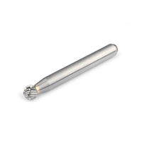 Fraises en carbure D0605 limes de forage rotatives en carbure de tungstène solide 6.00mm diamètre de tige mèche en forme de boule pour métal bois