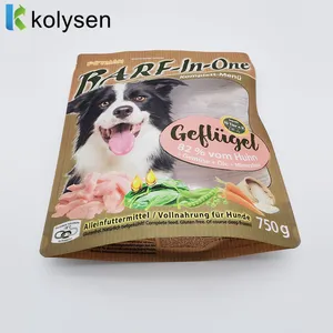 OEM Dog Treat Packaging Bags Custom Printing Stand Up Pouch Pet Snack Packaging Bag with Clear Window