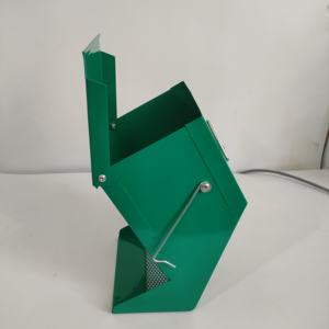 Mangeoire en acier pour petits animaux avec couvercle Tamis Boîte d'alimentation inférieure pour animaux de compagnie Lapins cobayes et autres animaux de taille similaire - Product Image 6