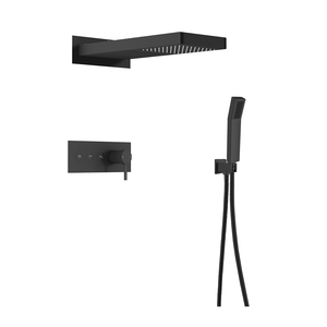 Sistema de ducha de lluvia en cascada de acero inoxidable moderno, conjunto mezclador de ducha oculta para baño, gran oferta - Product Image 4