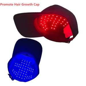 Inalámbrico 660nm 850nm Anti-pérdida de cabello gorra de béisbol recargable eléctrico Cuidado del cuero cabelludo luz roja sombrero masajeador de cabeza para el crecimiento del cabello - Product Image 3