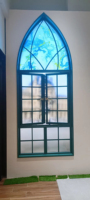 Ventana Abatible Moderna de Aluminio con Aislamiento Térmico y Malla Magnética de Acero Inoxidable