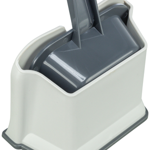 Bac à litière avec support, taille L, blanc, accessoire pour litière pour chat - Product Image 4
