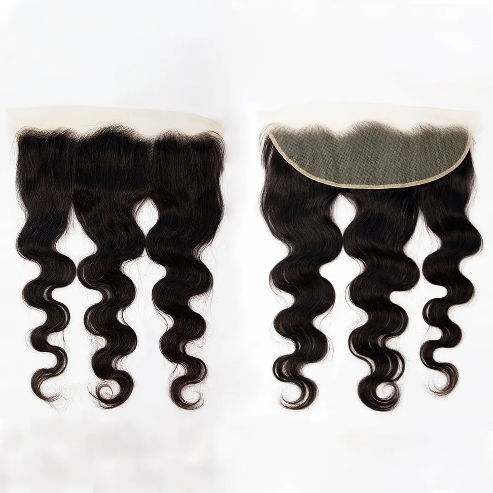 कच्चे कुंवारी छल्ली गठबंधन उच्च गुणवत्ता Wigs एक्सटेंशन फीता क्लोजर ललाट बाल थोक 10A ग्रेड