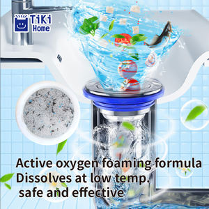 Déboucheur de canalisations 120g Biodégradable Efficace Agent de débouchage de tuyaux Formule moussante à l'oxygène actif pour cuisine, salle de bain et cheveux - Product Image 4