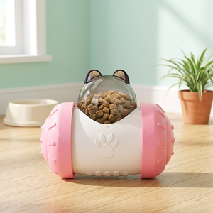 Juguete de Alimentación para Mascotas con Diseño de Gato, Material ABS y Función de Dispensador de Premios - Product Image 4