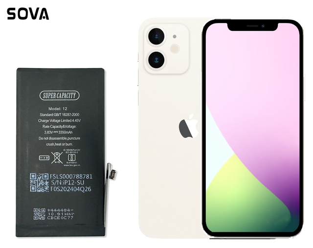 QINXUN Smartphone Replacement Mobile Battery for iPhone Xs Max 11 Pro 12 13 14 15 Plus Xr X 6G 7S 8G Phone Battery