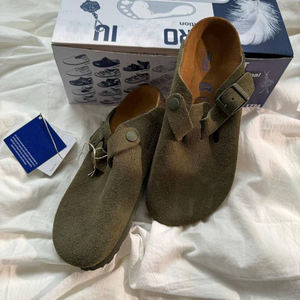<span class=keywords><strong>Sandalias</strong></span> Clásicas <span class=keywords><strong>Birkenstock</strong></span> <span class=keywords><strong>Planas</strong></span> Negras de Moda para Verano, Siempre en Tendencia, para Jardín y Exteriores, con Plantilla de EVA y Punta Descubierta - Product Image 4