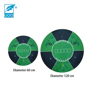 UOO聚会防滑橡胶圆形扑克桌垫