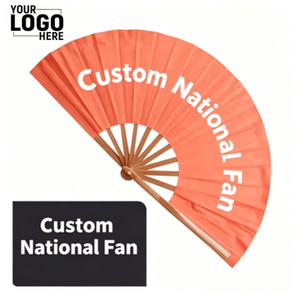 Abanicos Plegables con la Bandera de Suiza al por Mayor, Abanico Personalizado Impreso para Carnaval, Boda, Festival, Agencia de Viajes, Regalo - Product Image 4