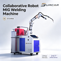Robot collaboratif de soudage MIG certifié sécurité, Cobot à fonctionnement sans clôture, détection de collision, travail humain-robot en coopération