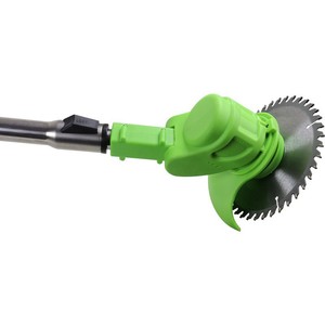 DD3310 Electric Lawn Mower 1300mAh Rechargeable 24V Battery DIY Cordless Garden <strong>Telescopic</strong> Handheld Grass Trimmer Cutting <strong>Blade</strong>