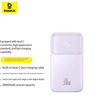 Baseus Ming Dian Power Bank 95% Neuf Chargeur Portable 20000mAh 30W USB Charge Rapide Batterie Externe Mobile