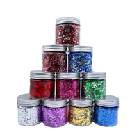 30g de paillettes professionnelles brillantes or et argent pour décoration d'ongles, artisanat DIY, patchs, bijoux, manucure et maquillage