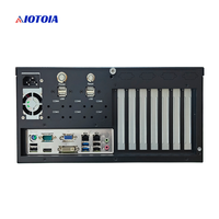 Boîtier PC industriel mural 7 emplacements pour ordinateur de contrôle, 2 LAN, 8 USB, 6 COM, 7 emplacements d'extension pleine hauteur IPC 6056D