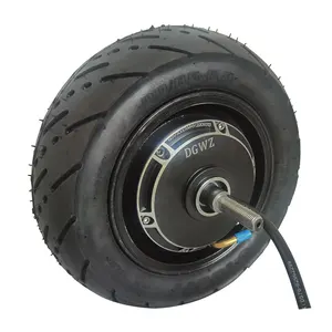 11 inch 100/65-6.5 90/65-6.5 48v60v72v 3000w brushless gearless hub dual motor electric scooter hub motor with road tire
