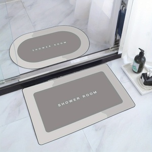 Tappetino da Bagno Quadrato in Cristallo Fleece, Assorbente, <span class=keywords><strong>Antiscivolo</strong></span>, ad Asciugatura Rapida, per Ingresso Bagno e <span class=keywords><strong>Sotto</strong></span> il Lavandino, Antipolvere - Product Image 6