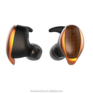 Low MOQ Audiophile ear hooks BT5.1 QCC AAC AptX cuffie con cancellazione del rumore con CNT, DLC, LCP cuffie TWS personalizzate - Product Image 3