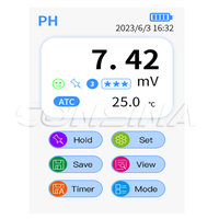 pH-mètre portable -2.000-20.000pH, écran couleur LCD TFT 3,5 pouces, étanche IP57, testeur de qualité de l'eau