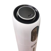 Humidificateur d'air à ultrasons à vapeur froide et chaude de 7,5 l pour chambre à coucher