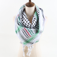 Ghutra Nouveau Hijab style arabe musulman Dubai Saudi Hijab en coton pour hommes Écharpe carrée solide