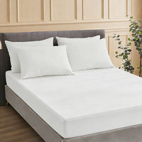 Protège-matelas imperméable en tissu éponge hypoallergénique de qualité supérieure, anti-acariens, vente en gros