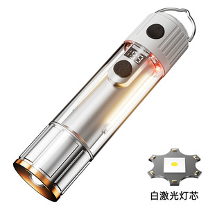 Lampe de poche rechargeable d'extérieur avec affichage numérique LED de type C pour le camping - Product Image 1