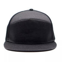 Casquette de golf snapback personnalisée avec logo brodé, motif tropical, perforations laser de luxe, en polyester